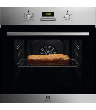 Electrolux EOF3H40BX Horno multifunción con Aqua Clean, Acero inoxidable antihuellas