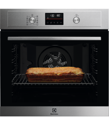 Electrolux EOF4P56X Horno multifunción con limpieza pirolítica, Acero inoxidable antihuellas