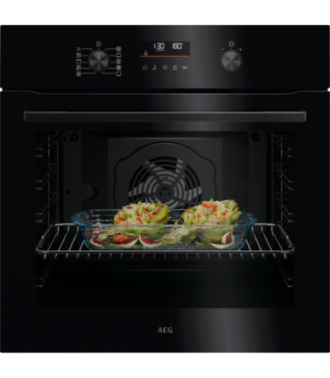 AEG GU5PB41WSK Horno multifunción Serie 5000 SurroundCook con limpieza pirolítica, Negro