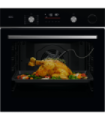 AEG OR6PB51WSB Horno de vapor Serie 6000 SenseCook con SteamCrisp con limpieza pirolítica, Negro
