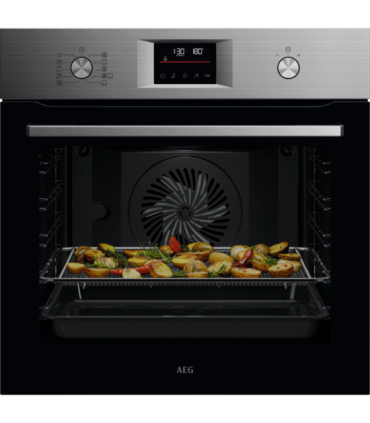 AEG OS6PB51AM Horno multifunción Serie 6000 SenseCook con limpieza pirolítica, Acero inoxidable antihuellas