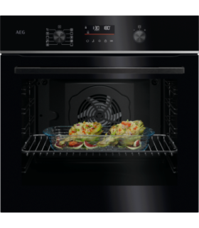 AEG OU5PB41WSB Horno multifunción Serie 5000 SurroundCook con limpieza pirolítica, Negro