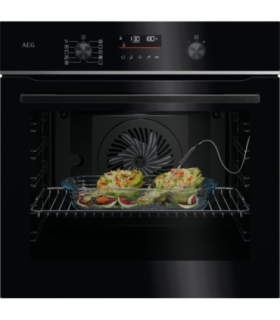 AEG TA5PB531AB Horno multifunción Serie 5000 SurroundCook con SteamBake con limpieza pirolítica, Negro