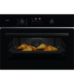 AEG TA5PK401B Horno compacto Serie 5000 SurroundCook con SteamBake con limpieza pirolítica, Negro