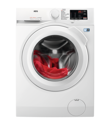 AEG LFA6I8472A Lavadora de libre instalación Serie 6000 ProSense® de 8 kg y 1400 r.p.m., Blanco