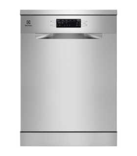 Electrolux ESA47301SX Lavavajillas de 60 cm para 13 servicios de Clase D, Acero inoxidable antihuellas
