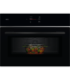 AEG TM7NK721B Microondas integrable Serie 7000 MealAssist con esmalte de fácil limpieza, Negro