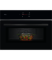 AEG TM7NK721B Microondas integrable Serie 7000 MealAssist con esmalte de fácil limpieza, Negro