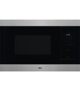 AEG TMS5G25IEM Microondas integrable de 900 W con grill, Acero inoxidable antihuellas