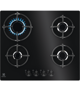 Electrolux EGG64272K Placa de gas de 60 cm, Negro