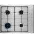 Electrolux KGS6404SX Placa de gas de 60 cm, Acero inoxidable antihuellas