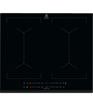 Electrolux EIV644 Placa de inducción de 60 cm, Negro