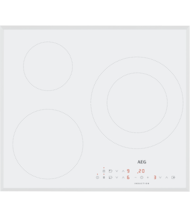 AEG IKB63300FW Placa de inducción Serie 5000 Induction de 60 cm, Blanco