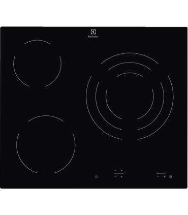 Electrolux EHF6232IOK Placa vitrocerámica de 60 cm, Negro