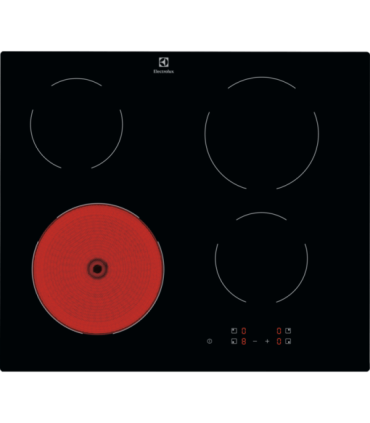 Electrolux LRR6430CK Placa vitrocerámica de 60 cm, Negro