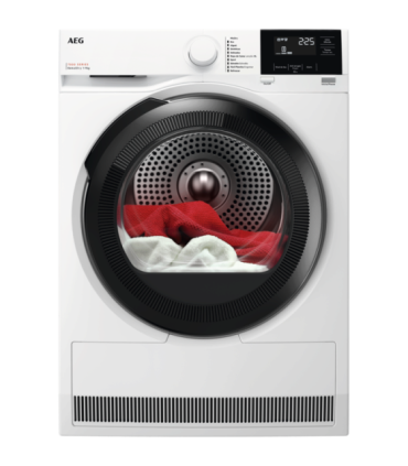 AEG TR719G4PB Secadora con Bomba de Calor Serie 7000 SensiDry® de 9 kg, Blanco