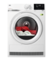 AEG TR818A2PB Secadora con Bomba de Calor Serie 8000 AbsoluteCare® de 8 kg, Blanco