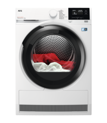 AEG TR818A4OB Secadora con Bomba de Calor Serie 8000 AbsoluteCare® de 8 kg, Blanco