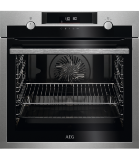 AEG BPE53516XM Horno multifunción Serie 6000 SurroundCook con limpieza pirolítica, Inox antihuellas