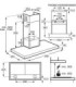 AEG DBB3651M Campana extractora de pared Serie 5000 ExtractionTech de 60 cm, Acero inoxidable antihuellas