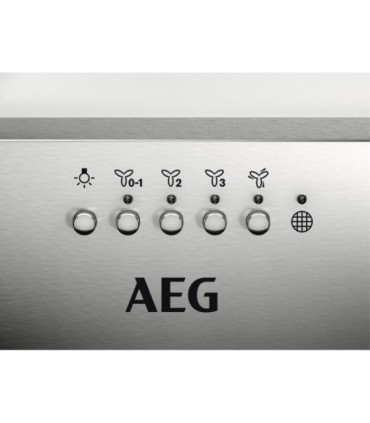 AEG DGE5861HM Campana extractora integrada Serie 6000 Hob2Hood de 80 cm, Acero inoxidable antihuellas