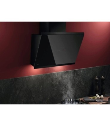 AEG GV77D61SB Campana de diseño vertical Serie 7000 SilenceTech de 60 cm, Negro