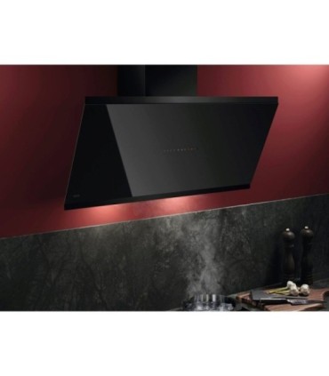AEG GV77D91SB Campana de diseño vertical Serie 7000 SilenceTech de 90 cm, Negro