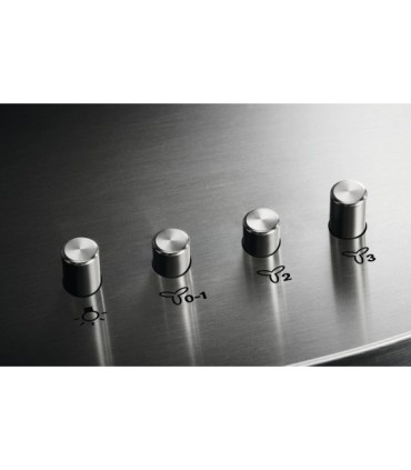 Electrolux LFI514X Campana extractora de isla Serie 500 ExtractionTech de 40 cm, Acero inoxidable antihuellas