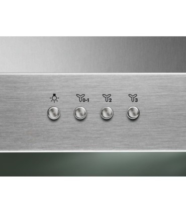 Electrolux LFT419X Campana extractora de pared Serie 500 ExtractionTech de 90 cm, Acero inoxidable antihuellas