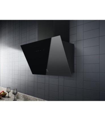 Electrolux LFV436K Campana de diseño vertical Serie 600 Hob2Hood de 60 cm, Negro