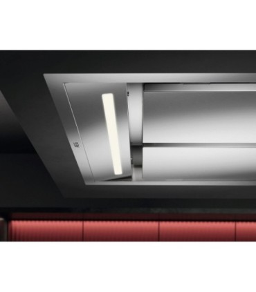 AEG NDC7792SW Campana extractora de techo Serie 7000 SilenceTech de 90 cm, Blanco