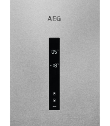AEG ORC6M481EX Frigorífico combi de libre instalación de 192 x 70 cm, Acero inoxidable antihuellas