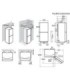 AEG ORC6N321DW Frigorífico combi de libre instalación de 187 x 60 cm, Blanco