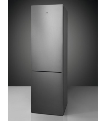 AEG ORC6N361ES Frigorífico combi de libre instalación de 201 x 60 cm, Acero inoxidable antihuellas