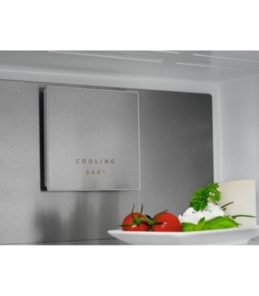 AEG ORC8M361EE Frigorífico combi de libre instalación de 201 x 60 cm, Cristal Negro