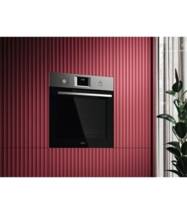 AEG GU5PB43FSM Horno multifunción Serie 5000 SurroundCook con limpieza pirolítica, Acero inoxidable antihuellas