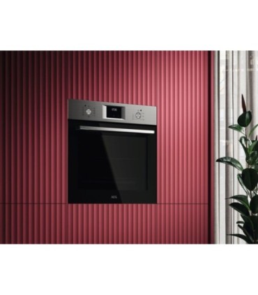 AEG OU5AB21CM Horno multifunción Serie 5000 SurroundCook con Aqua Clean, Acero inoxidable antihuellas