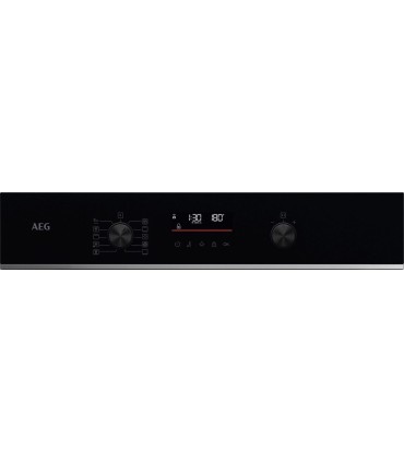 AEG TA5PK401B Horno compacto Serie 5000 SurroundCook con SteamBake con limpieza pirolítica, Negro