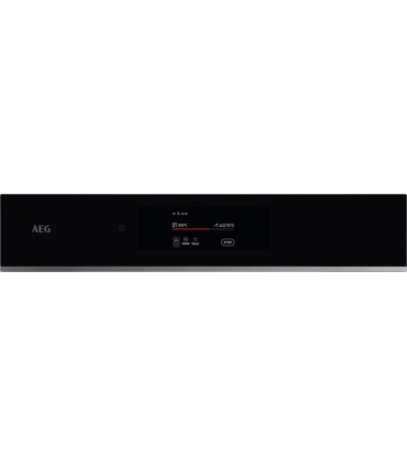 AEG TK8NK721B Horno compacto con microondas 8000 MealAssist con esmalte de fácil limpieza, Negro