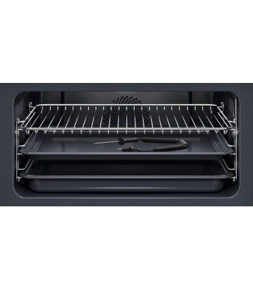 AEG TK8NK721B Horno compacto con microondas 8000 MealAssist con esmalte de fácil limpieza, Negro