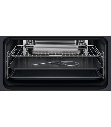 AEG TP9SK821B Horno compacto de vapor Serie 9000 ProAssist con SteamPro con limpieza al vapor, Negro