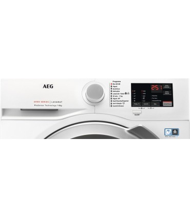 AEG LFA6I8275A Lavadora de libre instalación Serie 6000 ProSense® de 8 kg y 1200 r.p.m., Blanco