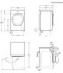 Electrolux EW7W4943EB Lavadora secadora de libre instalación de 9 kg y 1400 r.p.m., Blanco