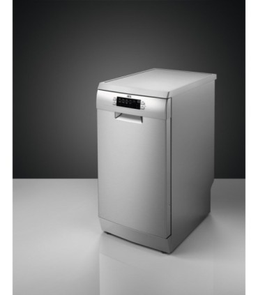 AEG FFB62427ZM Lavavajillas de 45 cm para 9 servicios de Clase E, Acero inoxidable antihuellas