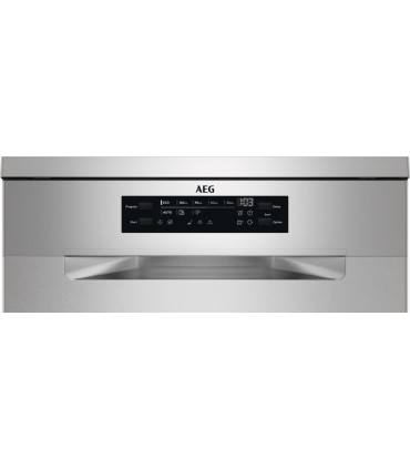 AEG FFB74927ZM Lavavajillas de 60 cm para 14 servicios de Clase C, Acero inoxidable antihuellas
