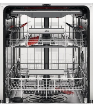 AEG FFB75717PM Lavavajillas de 60 cm para 14 servicios de Clase B, Acero inoxidable antihuellas