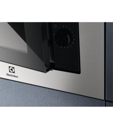 Electrolux KMSE173MMX Microondas integrable de 700 W, Acero inoxidable antihuellas