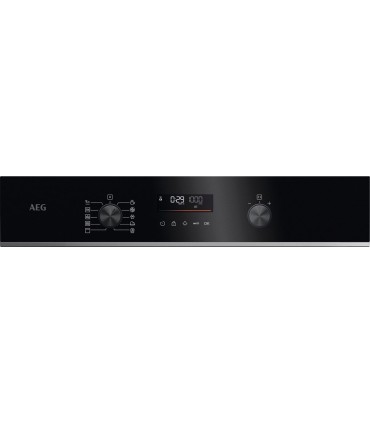 AEG TM5NK401B Microondas integrable Serie 5000 Microondas con esmalte de fácil limpieza, Negro