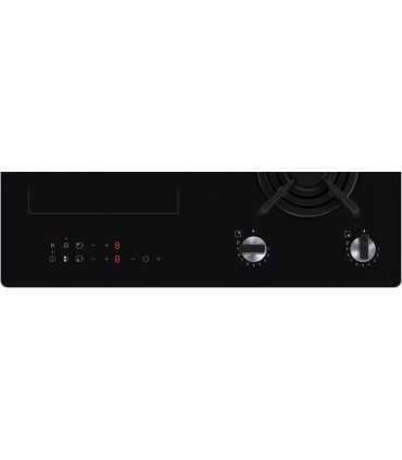 Electrolux KDI641723K Placa de inducción y gas mixta de 60 cm, Negro