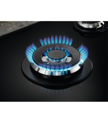 Electrolux KGG75362K Placa de gas de 75 cm, Negro